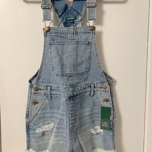 Target Wild Fable Short Denim Overalls